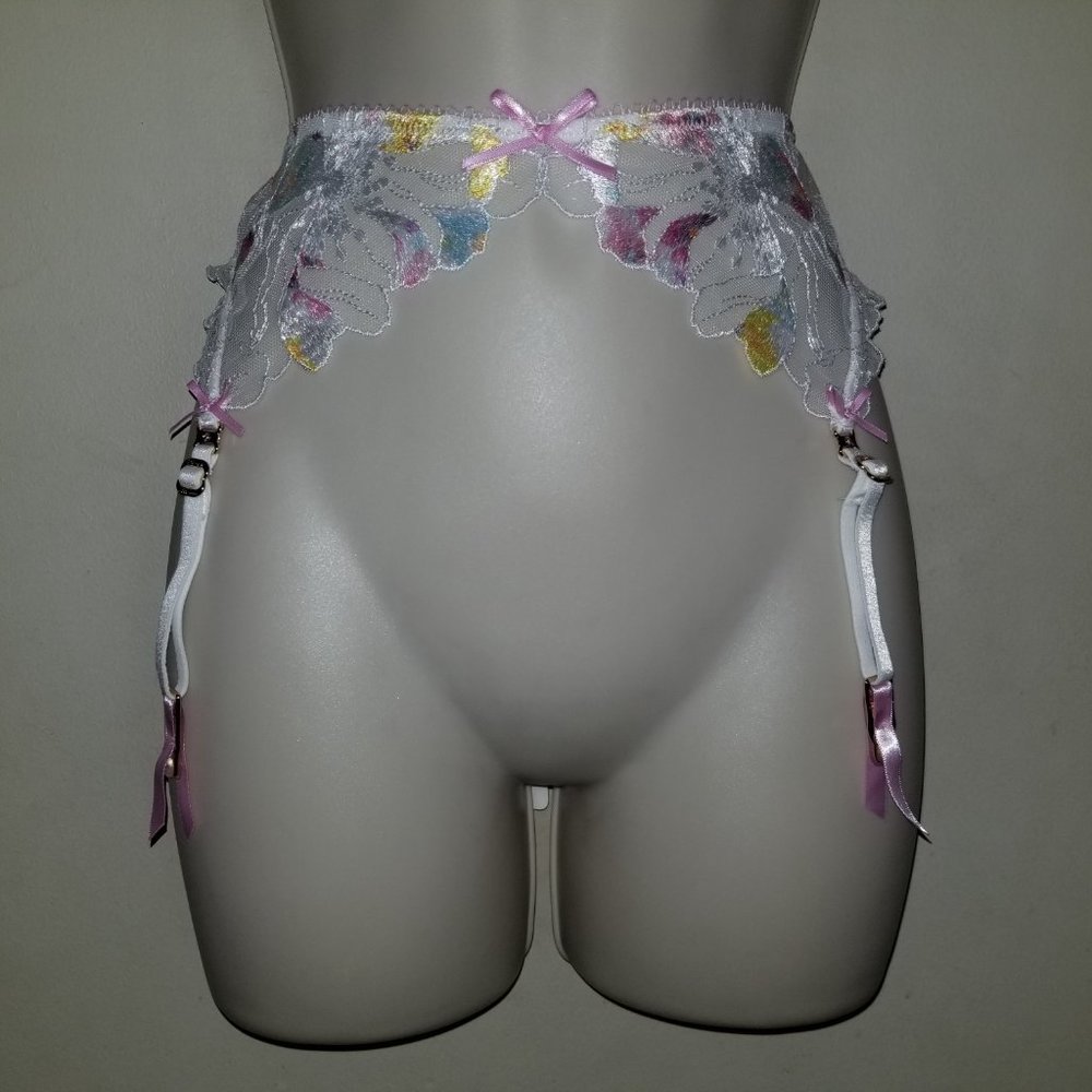 Honey Birdette Fleur suspender NWT